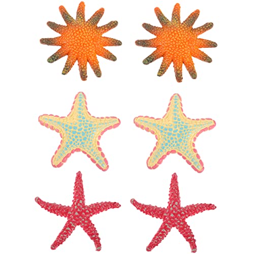 Kisangel 6 Stück Meerestiermodell Künstlicher Seestern Als Ornament Lustiges Poolspielzeug Kleine Seesterndekoration Seestern- Kleine Seesternfigur Sea Star Toy PVC Kisangel 6 Stück Meerestiermodell Künstlicher Seestern Als Ornament Lustiges Poolspielzeug Kleine Seesterndekoration Seestern- Kleine Seesternfigur Sea Star Toy PVC von Kisangel