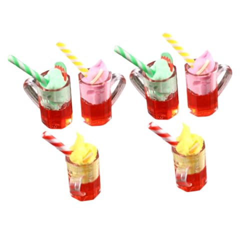 Kisangel 6 Stück Mini-Becher Für Wassermelonensaft Mini-hausverzierung Eiscreme-Modell- Mini- - Gefälschtes Dekoratives Mini- Mini- -küchenzubehör Mini-eisdekor Harz Kisangel 6 Stück Mini-Becher Für Wassermelonensaft Mini-hausverzierung Eiscreme-Modell- Mini- - Gefälschtes Dekoratives Mini- Mini- -küchenzubehör Mini-eisdekor Harz von Kisangel