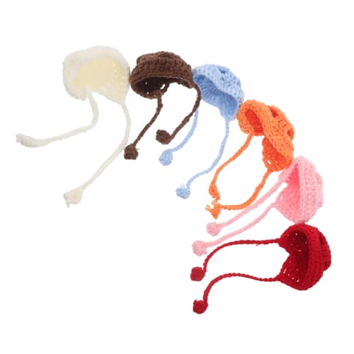 Kisangel 6 Stück Mini Gehäkelte Puppenhüte aus Garn Niedliche DIY Kopfbedeckung für Figuren Tragbar Atmungsaktiv für Frühlings und Sommerdekorationen und Bastelbedarf Kisangel 6 Stück Mini Gehäkelte Puppenhüte aus Garn Niedliche DIY Kopfbedeckung für Figuren Tragbar Atmungsaktiv für Frühlings und Sommerdekorationen und Bastelbedarf von Kisangel