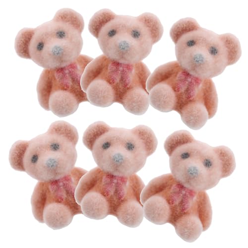 Kisangel 6 Stück Mini-bärpuppe Beflockte Miniaturen Kleines Winziges Abschluss-stofftier Ausgestopfte Tiere Mini-kuscheltiere Zum Abschluss Light Brown Plastik Kisangel 6 Stück Mini-bärpuppe Beflockte Miniaturen Kleines Winziges Abschluss-stofftier Ausgestopfte Tiere Mini-kuscheltiere Zum Abschluss Light Brown Plastik von Kisangel
