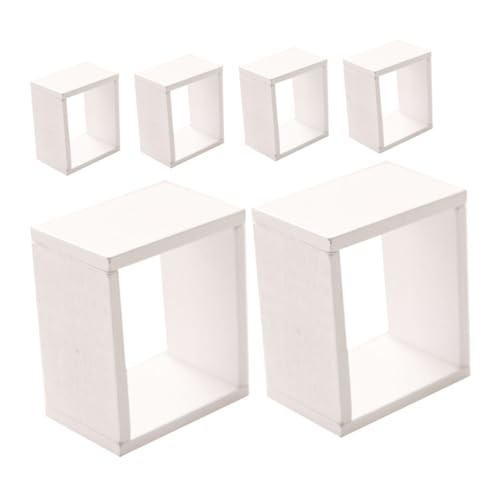 Kisangel 6 Stück Mini-gitterschrank Regal Bausätze Minis Puppe Lagerung Gebäude Miniatur Wohnzimmer Kleiner Schrank Rollenspielmodell Dekorativer Mini-hausschrank Vitrine Birke Weiß Kisangel 6 Stück Mini-gitterschrank Regal Bausätze Minis Puppe Lagerung Gebäude Miniatur Wohnzimmer Kleiner Schrank Rollenspielmodell Dekorativer Mini-hausschrank Vitrine Birke Weiß von Kisangel