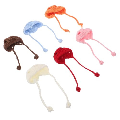 Kisangel 6 Stück Mini-strickmützen Für Puppen, Kleine Tiere, Süße Mini-handstrickmützen, DIY-bastelarbeiten, Weihnachtsbaumschmuck, Spielzeug, DIY-Haarschmuck Kisangel 6 Stück Mini-strickmützen Für Puppen, Kleine Tiere, Süße Mini-handstrickmützen, DIY-bastelarbeiten, Weihnachtsbaumschmuck, Spielzeug, DIY-Haarschmuck von Kisangel