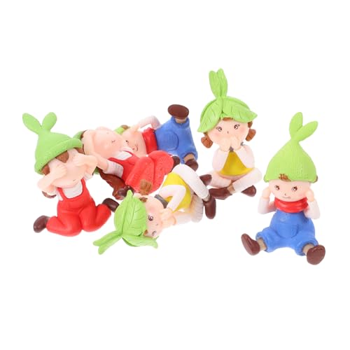 Kisangel 6 Stück Miniatur-mädchenfiguren, Niedliche Desktop-Puppen „Nein Sagen, Nein Sehen, Nein Hören“, Ornamente Für Autoinnenraum, Büro, Heimdekoration, Entzückende Plastikpuppen, Kisangel 6 Stück Miniatur-mädchenfiguren, Niedliche Desktop-Puppen „Nein Sagen, Nein Sehen, Nein Hören“, Ornamente Für Autoinnenraum, Büro, Heimdekoration, Entzückende Plastikpuppen, von Kisangel