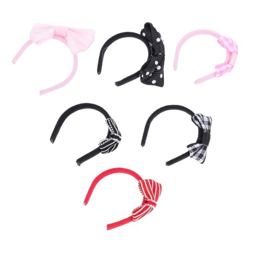 Kisangel 6 Stück Miniaturisierte Haarreifen für Puppen Teiliges mit Eleganten Schleifen Kreative Haaraccessoires für Puppenhäuser und DIY Projekte für Puppenmode und Dekoration Kisangel 6 Stück Miniaturisierte Haarreifen für Puppen Teiliges mit Eleganten Schleifen Kreative Haaraccessoires für Puppenhäuser und DIY Projekte für Puppenmode und Dekoration von Kisangel