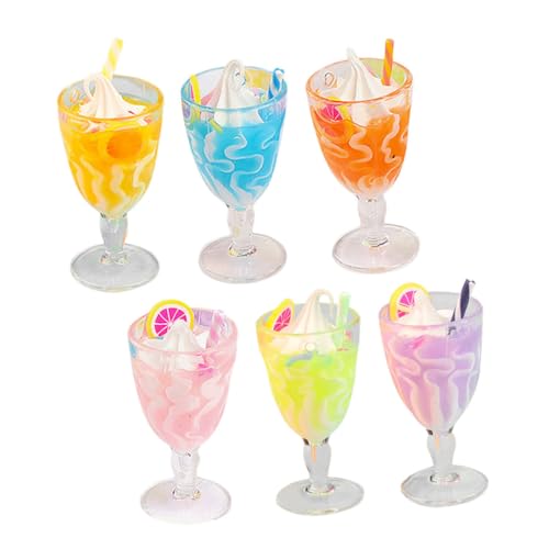 Kisangel 6 Stück Miniaturkelch spielzeuge Dekoration Mini- -Küchenzubehör kreatives vorgetäuschtes Mini- -Eisbecher Food-Requisiten- Miniatur-Rollenspiel Plastik Kisangel 6 Stück Miniaturkelch spielzeuge Dekoration Mini- -Küchenzubehör kreatives vorgetäuschtes Mini- -Eisbecher Food-Requisiten- Miniatur-Rollenspiel Plastik von Kisangel