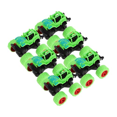 Kisangel 6 Stück Offroad Spielzeugautos für Batteriefrei Friktionsantrieb Robustes Kunststoffmodell Realistisch Gestaltete Geländewagen für Geburtstag und Freizeitspaß von Kisangel