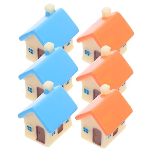 Kisangel 6 Stück Ornamente Figuren Topf Mini Landschaftsdekoration Statuen Kunstharz Mikro Süß Für Feenpflanzen Möbel Gartentöpfe Puppenhaus Miniaturhaus Dekorationen Statue von Kisangel