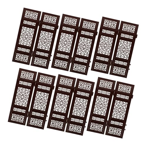Kisangel 6 Stück Paravent Puppenspielzeug Chinesische Möbel Chinesische Wandteiler Chinesischer Raumteiler Puppenhaus Schlafzimmermöbel Filz Faltschirm Schreibtisch Raumteiler Kisangel 6 Stück Paravent Puppenspielzeug Chinesische Möbel Chinesische Wandteiler Chinesischer Raumteiler Puppenhaus Schlafzimmermöbel Filz Faltschirm Schreibtisch Raumteiler von Kisangel