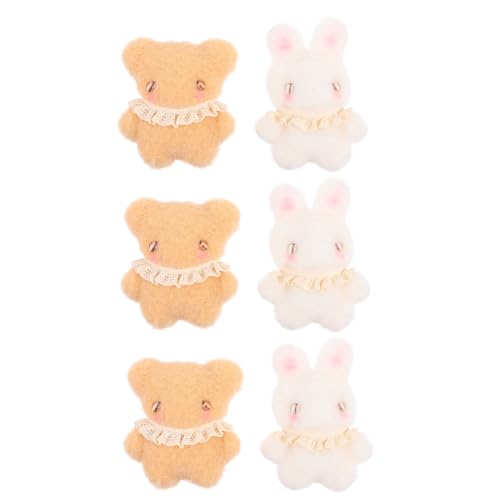 Kisangel 6 Stück Plüschbären -Kaninchenbeutel Plüschkaninchenzubehör DIY Bär schmücken Plüsch-Kaninchen-Bekleidungszubehör Sachen Mini Plüsch Kaninchen tragen Stoffbären Stofftierkleidung Kisangel 6 Stück Plüschbären -Kaninchenbeutel Plüschkaninchenzubehör DIY Bär schmücken Plüsch-Kaninchen-Bekleidungszubehör Sachen Mini Plüsch Kaninchen tragen Stoffbären Stofftierkleidung von Kisangel