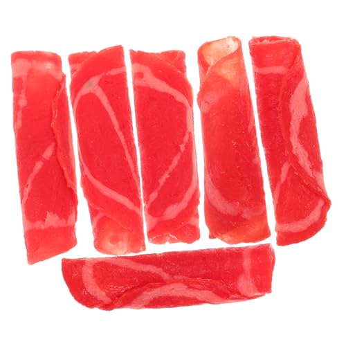 Kisangel 6 Stück Realistische Fake Meat Rolls Widerstandsfähige Farbtreue Detailgetreue Fleischimitate Langlebige Deko für Hotpot-Restaurants Schaufenster und Verkaufsförderung Kisangel 6 Stück Realistische Fake Meat Rolls Widerstandsfähige Farbtreue Detailgetreue Fleischimitate Langlebige Deko für Hotpot-Restaurants Schaufenster und Verkaufsförderung von Kisangel