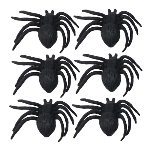 Kisangel 6 Stück Realistische Fake Spinnen für Halloween Deko Gruselige Plastikspinnen für Lustige Streiche und Kreative Partys für Halloween Feiern Kisangel 6 Stück Realistische Fake Spinnen für Halloween Deko Gruselige Plastikspinnen für Lustige Streiche und Kreative Partys für Halloween Feiern von Kisangel