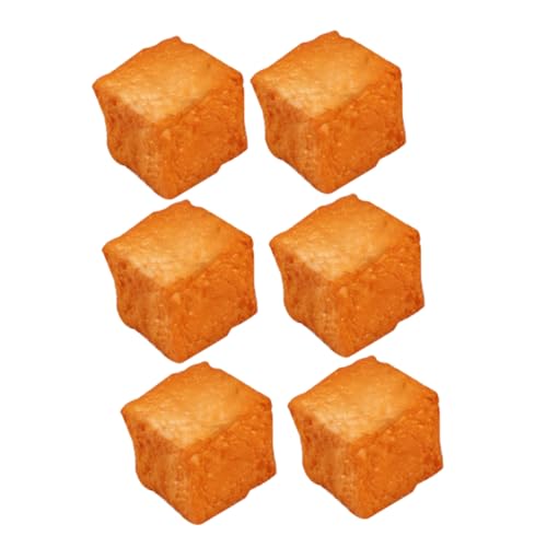 Kisangel 6 Stück Realistische Fisch-tofu-Dekoration Gefälscht Lebensechte Fisch-tofu-Dekoration Party-Requisite Küchendekoration Fisch-tofu-Foto-Requisite Fisch-tofu-Modell Orange PVC Kisangel 6 Stück Realistische Fisch-tofu-Dekoration Gefälscht Lebensechte Fisch-tofu-Dekoration Party-Requisite Küchendekoration Fisch-tofu-Foto-Requisite Fisch-tofu-Modell Orange PVC von Kisangel