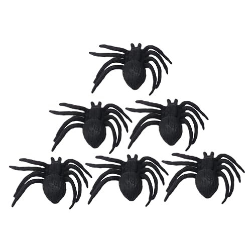 Kisangel 6 Stück Realistische Spinnenmodelle aus Flexiblem TPR Detailgetreue Halloween Deko für Party Gruselige Simulation Wiederverwendbar Atmosphäre für Halloween Kisangel 6 Stück Realistische Spinnenmodelle aus Flexiblem TPR Detailgetreue Halloween Deko für Party Gruselige Simulation Wiederverwendbar Atmosphäre für Halloween von Kisangel