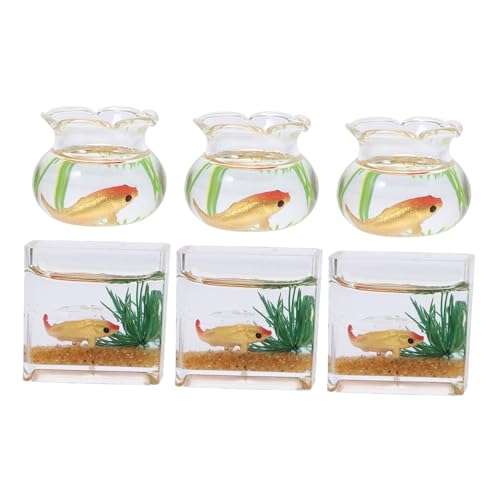 Kisangel 6 Stück Schüssel Ornament Für Haus Mini Zufällige Ornamente Gartenspielzeug Goldfisch Puppenhaus Miniatur Farbzubehör Schalen Glas Geschenkbehälter Zufällige Farbe Kisangel 6 Stück Schüssel Ornament Für Haus Mini Zufällige Ornamente Gartenspielzeug Goldfisch Puppenhaus Miniatur Farbzubehör Schalen Glas Geschenkbehälter Zufällige Farbe von Kisangel