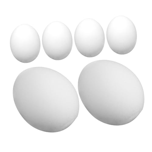 Kisangel 6 Stück Schwammei-Requisiten Zauberer Requisiten Trick-Requisiten Trick-Eier Requisiten Schließen Zauberer Liefert Witziges Ei Requisiten Überraschungsspielzeug Weiß Kisangel 6 Stück Schwammei-Requisiten Zauberer Requisiten Trick-Requisiten Trick-Eier Requisiten Schließen Zauberer Liefert Witziges Ei Requisiten Überraschungsspielzeug Weiß von Kisangel