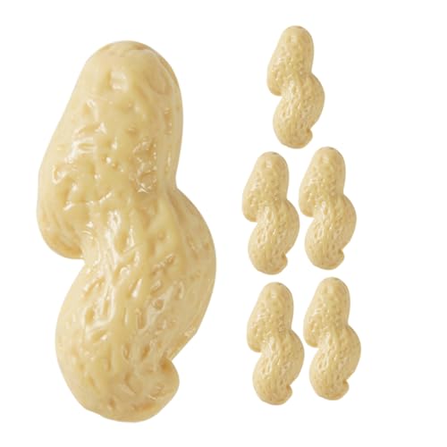Kisangel 6 Stück Simulierte Erdnuss -Requisiten gefälscht Mini-Fälschung erdnüsse Erdnuss-Modelle künstliche Erdnuss Modell mit künstlicher Nuss Erdnuss-Dekoration PVC Beige Kisangel 6 Stück Simulierte Erdnuss -Requisiten gefälscht Mini-Fälschung erdnüsse Erdnuss-Modelle künstliche Erdnuss Modell mit künstlicher Nuss Erdnuss-Dekoration PVC Beige von Kisangel