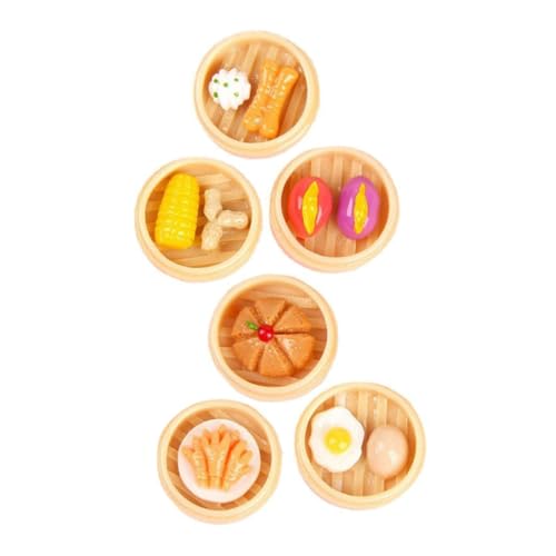 Kisangel 6 Stück Simuliertes Essen Miniaturdekore Für Gedämpfte Lebensmittel Gemüsedampfer Miniaturmodell Für Gedämpfte Lebensmittel Mini Spiel Essen Lebensmittelförmige Figuren Harz Kisangel 6 Stück Simuliertes Essen Miniaturdekore Für Gedämpfte Lebensmittel Gemüsedampfer Miniaturmodell Für Gedämpfte Lebensmittel Mini Spiel Essen Lebensmittelförmige Figuren Harz von Kisangel