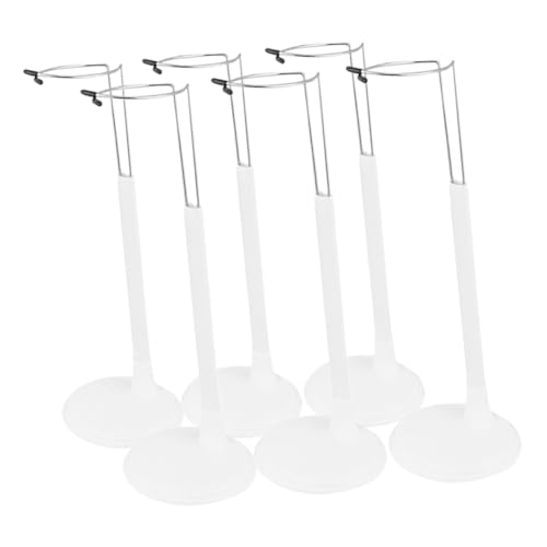 Kisangel 6 Stück Stützrahmen für Puppen Puppenständer Figuren-Präsentationsständer Unterstützung Stand einstellbar hoch Die Actionfigurenständer Puppenhalterung Eisen Weiß Kisangel 6 Stück Stützrahmen für Puppen Puppenständer Figuren-Präsentationsständer Unterstützung Stand einstellbar hoch Die Actionfigurenständer Puppenhalterung Eisen Weiß von Kisangel