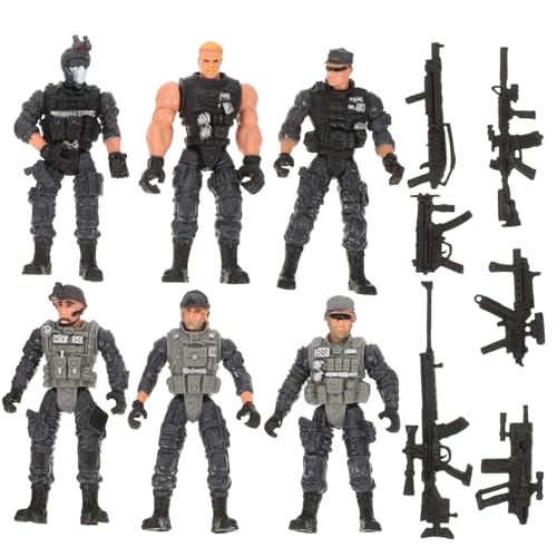Kisangel 6 Stück Teiliges Bewegliche Figuren Kunststoff Soldatenspielzeug für Realistische Fördert Kreativität und Fantasie Kisangel 6 Stück Teiliges Bewegliche Figuren Kunststoff Soldatenspielzeug für Realistische Fördert Kreativität und Fantasie von Kisangel