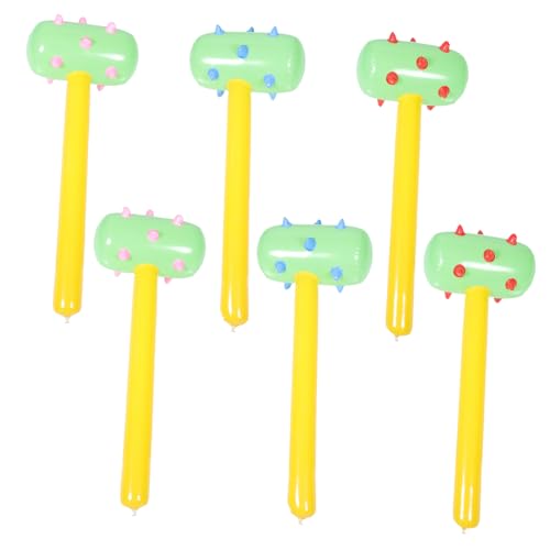 Kisangel 6 Stück Teiliges Buntes PVC Aufblasbares Hammer für Langlebig und Wiederverwendbar Lustiges Partyzubehör für Mädchen und Jungen Geeignet für Geburtstagsfeiern und Zufällige Farbe Kisangel 6 Stück Teiliges Buntes PVC Aufblasbares Hammer für Langlebig und Wiederverwendbar Lustiges Partyzubehör für Mädchen und Jungen Geeignet für Geburtstagsfeiern und Zufällige Farbe von Kisangel