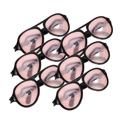 Kisangel 6 Stück Teiliges Halloween Partybrillen mit Lustigen Bunten Motiven Leicht zu Tragen Kreatives Brillen Accessoire für Erwachsene für Halloween Kostüm und Festveranstaltungen von Kisangel
