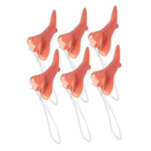 Kisangel 6 Stück Teiliges Hexennasen Leichtem Vinyl für Halloween-kostüme Realistische Verkleidungsnase für Cosplay Partydekorationen und Gruselige Rollenspiele für Fasching und von Kisangel