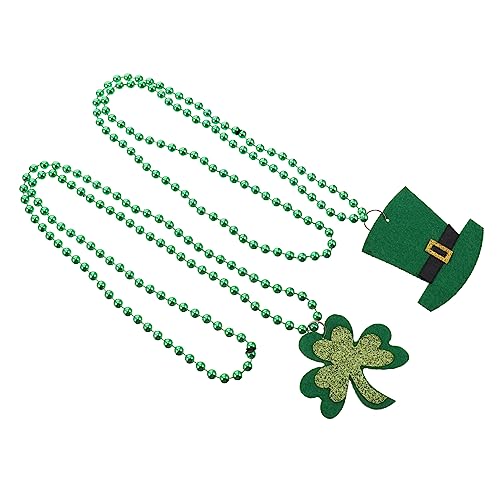 Kisangel 6stücke Kleeblatt Anhänger Halskette Für St Patrick's Day Party Favor Mit Kleeblatt-design Für Mottopartys Und Geburtstage Dekoration von Kisangel