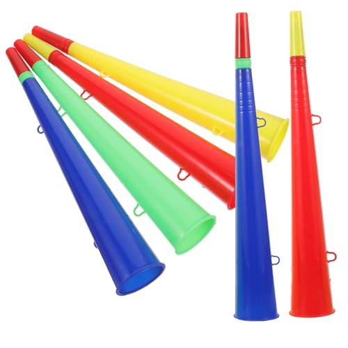 Kisangel 6 Stück Teiliges Kunststoff Trompeten für Sportfeiern Lautes Fanhorn Leuchtenden Farben Stadion Spielhorn für Fußball Partys Festivals und Live Events Sichere und Zufällige Farbe Kisangel 6 Stück Teiliges Kunststoff Trompeten für Sportfeiern Lautes Fanhorn Leuchtenden Farben Stadion Spielhorn für Fußball Partys Festivals und Live Events Sichere und Zufällige Farbe von Kisangel