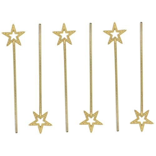 Kisangel 6 Stück Teiliges Leuchtende Feenstäbe mit Sternenaufsatz Kostümzubehör für Partys Cosplay Hochzeiten und Rollenspiele Glitzernde Engel für Kisangel 6 Stück Teiliges Leuchtende Feenstäbe mit Sternenaufsatz Kostümzubehör für Partys Cosplay Hochzeiten und Rollenspiele Glitzernde Engel für von Kisangel