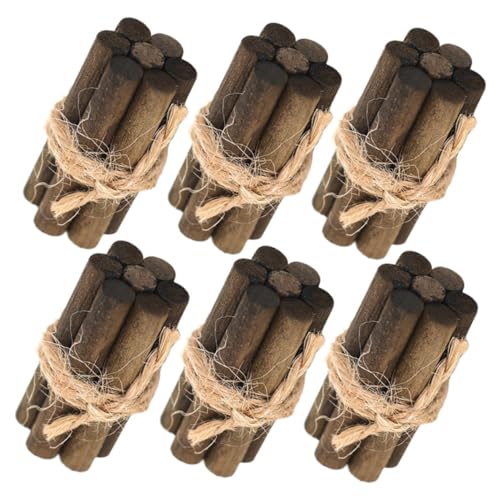 Kisangel 6 Stück Teiliges Mini Holzstapel Puppenhaus Zubehör Glatte Oberfläche Robustes Miniatur Feuerholz Deko für Puppenstube Vielseitig Einsetzbar als Kamin und Szene Dekoration Kisangel 6 Stück Teiliges Mini Holzstapel Puppenhaus Zubehör Glatte Oberfläche Robustes Miniatur Feuerholz Deko für Puppenstube Vielseitig Einsetzbar als Kamin und Szene Dekoration von Kisangel