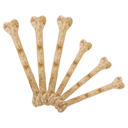 Kisangel 6 Stück Teiliges Mini Skelett Knochen aus Kunststoff mit Bohrlöchern Realistische Nachbildung für DIY Halloween Deko Caveman Kostüm Zubehör Geeignet für Bastelprojekte und Kisangel 6 Stück Teiliges Mini Skelett Knochen aus Kunststoff mit Bohrlöchern Realistische Nachbildung für DIY Halloween Deko Caveman Kostüm Zubehör Geeignet für Bastelprojekte und von Kisangel