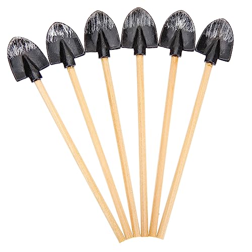 Kisangel 6 Stück Teiliges Miniatur Gartenspielzeug Mini Schaufel Harz für Pretend Play Mini Garten Zubehör für Puppenhaus DIY Dekoration Kisangel 6 Stück Teiliges Miniatur Gartenspielzeug Mini Schaufel Harz für Pretend Play Mini Garten Zubehör für Puppenhaus DIY Dekoration von Kisangel