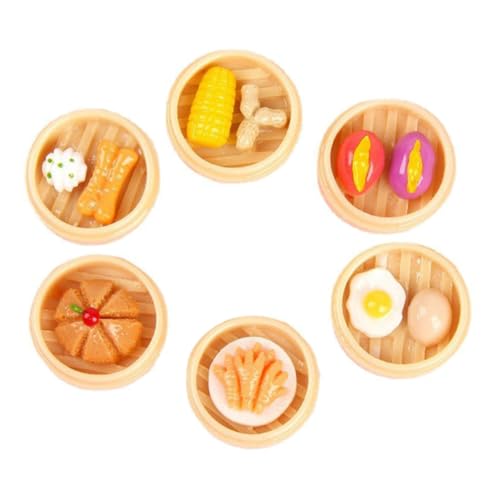 Kisangel 6 Stück Teiliges Miniatur Lebensmittelspielzeug Realistische Harz Dampfbrötchen Modelle Detailreiche Mini Küchendekoration für Puppenhaus Fotografie und Lehrzwecke Vielseitig Kisangel 6 Stück Teiliges Miniatur Lebensmittelspielzeug Realistische Harz Dampfbrötchen Modelle Detailreiche Mini Küchendekoration für Puppenhaus Fotografie und Lehrzwecke Vielseitig von Kisangel