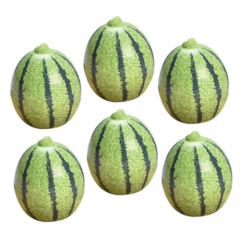 Kisangel 6 Stück Teiliges Miniatur Wassermelonen Modell aus Resin Realistische Kleine Fruchtdekoration für Puppenhaus DIY Basteln Naturgetreu Gestaltete Mini Wassermelonen Figuren Kisangel 6 Stück Teiliges Miniatur Wassermelonen Modell aus Resin Realistische Kleine Fruchtdekoration für Puppenhaus DIY Basteln Naturgetreu Gestaltete Mini Wassermelonen Figuren von Kisangel