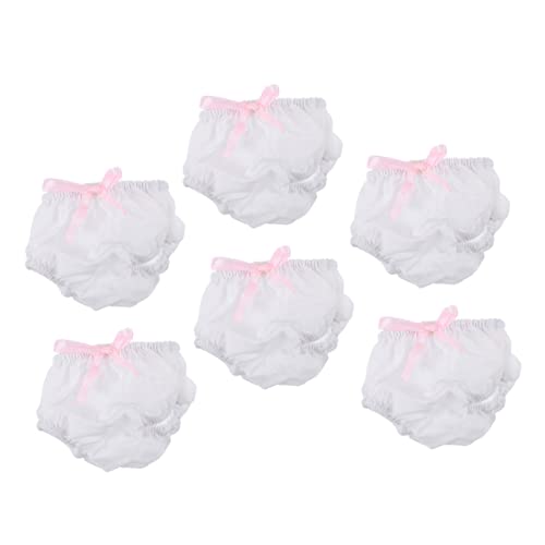 Kisangel 6 Stück Teiliges Puppenunterwäsche aus Weichem Leichtem Langlebig und Wiederverwendbar Kleine Panties als Zubehör für Spielzeugpuppen Einfach Anzuziehen und Detailreich Gestaltet Kisangel 6 Stück Teiliges Puppenunterwäsche aus Weichem Leichtem Langlebig und Wiederverwendbar Kleine Panties als Zubehör für Spielzeugpuppen Einfach Anzuziehen und Detailreich Gestaltet von Kisangel