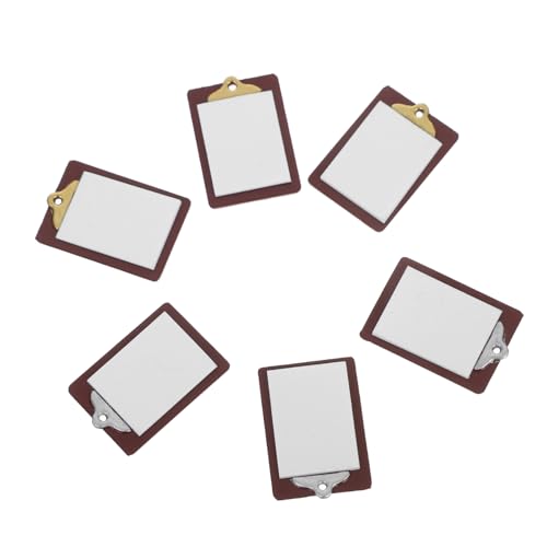 Kisangel 6 Stück Teiliges Schreibbrett Miniatur Whiteboard Klemmbretter Realistische Puppenhaus Schulbedarf für DIY Szenen Kleine Schreibtafeln Zubehör Kisangel 6 Stück Teiliges Schreibbrett Miniatur Whiteboard Klemmbretter Realistische Puppenhaus Schulbedarf für DIY Szenen Kleine Schreibtafeln Zubehör von Kisangel