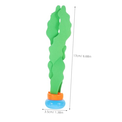 Kisangel 6 Stück Teiliges Sommer Wasserspielzeug Bunte Unterwasser Tauchspielzeuge in Seegras Form Kunststoff Spielerisch Tauchen Lernen für Jungen Mädchen Pool und Zufällige Farbe Kisangel 6 Stück Teiliges Sommer Wasserspielzeug Bunte Unterwasser Tauchspielzeuge in Seegras Form Kunststoff Spielerisch Tauchen Lernen für Jungen Mädchen Pool und Zufällige Farbe von Kisangel