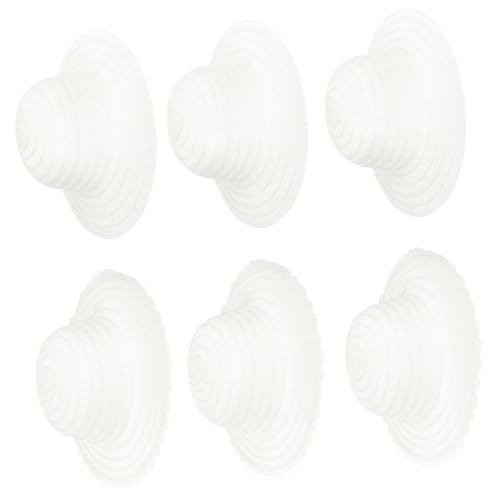 Kisangel 6 Stück Teiliges Unbemalte Pulp Strohhüte Leere Blanko mützen zum Bemalen Kreative Bastel hüte für Jungen und Mädchen für Kinderpartys und Sommeraccessoires von Kisangel