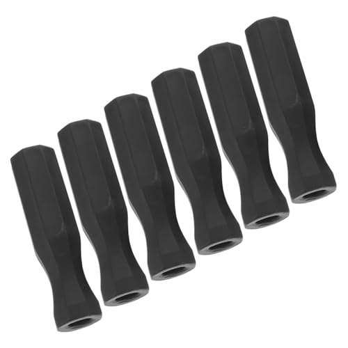 Kisangel 6 Stück Tischfußball Griffe Ergonomisch rutschfest Langlebig Ersatzgriffe Passend für Kickertisch und Tischkicker Spieler mit Komfortablem Griffdesign von Kisangel