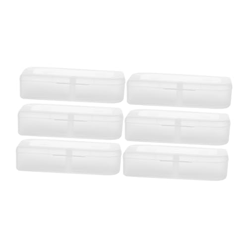 Kisangel 6 Teilige Box Miniatur Puppenzubehör Puppenhaus Zubehör Puppen Brillenetuis Puppen Sonnenbrillenhalter Brillenetui Für Puppen Mini Kleine Modelle Kunststoff von Kisangel