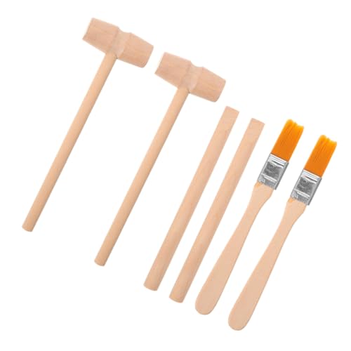 Kisangel 6-Teiliges Dinosaurier-Ausgrabungswerkzeug-Set Für Archäologische Ausgrabungen Mini-Holzhammer Bürste Meißel-Set Edelsteinausgrabung Rollenspiel Für Kinder Grabwerkzeug-Spielzeug Kisangel 6-Teiliges Dinosaurier-Ausgrabungswerkzeug-Set Für Archäologische Ausgrabungen Mini-Holzhammer Bürste Meißel-Set Edelsteinausgrabung Rollenspiel Für Kinder Grabwerkzeug-Spielzeug von Kisangel