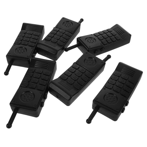 Kisangel 6-teiliges 90er-Jahre-Telefon- : -Handy-Ornament, Gefälschtes Modell, Kinder-detektiv, Rollenspiel-Requisiten, Rollenspiel, Partygeschenk, Pädagogisches Spielzeug Für von Kisangel