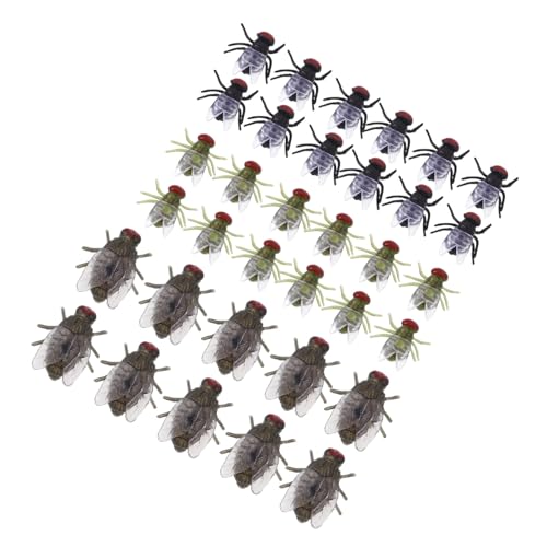 Kisangel 60 Stück Fliegenmodellspielzeug Trick gefälschte Halloween-Fliegen realistische gefälschte fliegen Für verrückt Party-Streich-Requisiten gruselige Streichspielzeuge PVC Kisangel 60 Stück Fliegenmodellspielzeug Trick gefälschte Halloween-Fliegen realistische gefälschte fliegen Für verrückt Party-Streich-Requisiten gruselige Streichspielzeuge PVC von Kisangel