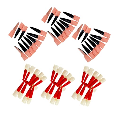 Kisangel 60Stücke Halloween Hexen Fingernägel Gefälschte Fingernägel Für Halloween Partys Und Cosplay Requisiten Kisangel 60Stücke Halloween Hexen Fingernägel Gefälschte Fingernägel Für Halloween Partys Und Cosplay Requisiten von Kisangel