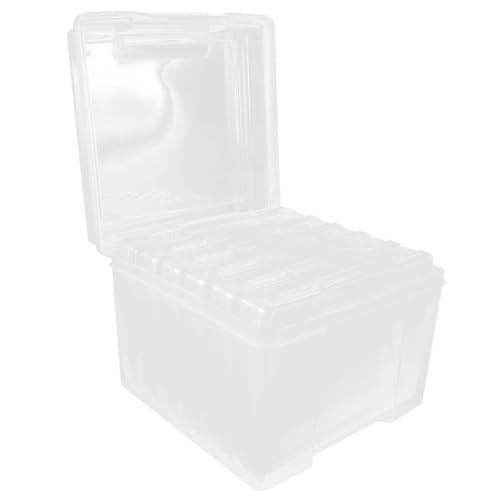 Kisangel 6er Boxen Kleinteile-Organizer Aufbewahrungsbehälter Für Fotos Aufbewahrungsbox Für Postkarten Werkzeugaufbewahrungs-Organizer Kunststoffbehälter Plastik Pp Verpackung Grußkarte von Kisangel