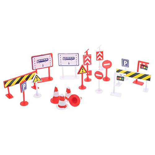 Kisangel 6Sätze Teiliges Verkehrsschilder Spielset für Miniatursimulation von Straßenverkehrsschildern für Kreatives für Jungen Motorik Kisangel 6Sätze Teiliges Verkehrsschilder Spielset für Miniatursimulation von Straßenverkehrsschildern für Kreatives für Jungen Motorik von Kisangel