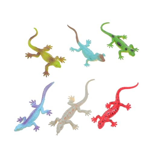 Kisangel 6Stücke Eidechsen Eidechsen Figuren Für Realistische Tierfiguren Für Deko Für Schulprojekte Und Streiche Kisangel 6Stücke Eidechsen Eidechsen Figuren Für Realistische Tierfiguren Für Deko Für Schulprojekte Und Streiche von Kisangel