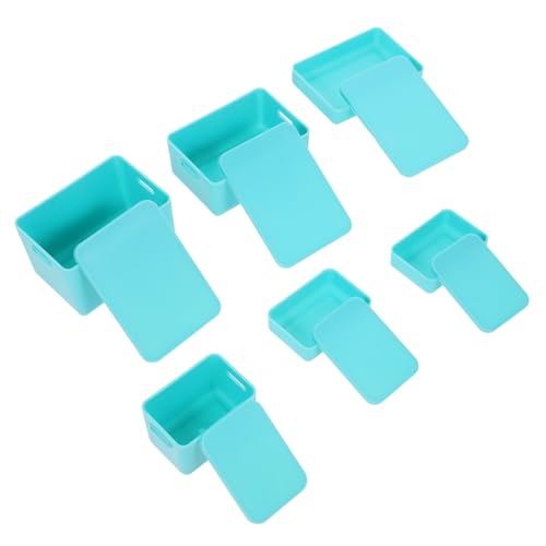 Kisangel 6Stücke Mini Aufbewahrungsbox Mit Deckel Kunststoffbox Für Puppenhaus Transparente Fächeraufbewahrung Für Kleinteile Und Puppendekoration Kisangel 6Stücke Mini Aufbewahrungsbox Mit Deckel Kunststoffbox Für Puppenhaus Transparente Fächeraufbewahrung Für Kleinteile Und Puppendekoration von Kisangel
