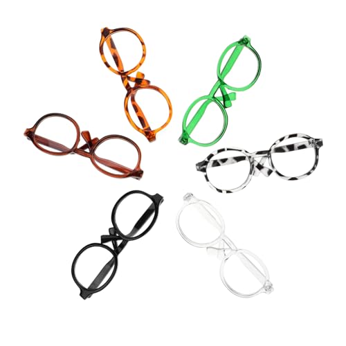 Kisangel 6Stücke Mini Puppenbrille Accessoires Für Puppen Lustige Brillendekorationen Für Rollenspiele Für Puppen Ab Jahren Vielfältige Farben Und Designs von Kisangel