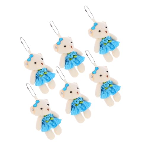 Kisangel 6Stücke Plüschbären Kleine Stoffbären Zum Aufhängen Schlüsselanhänger Für Handtaschen Rucksäcke Und Geldbörsen Entzückende Hochzeitsgeschenke Kisangel 6Stücke Plüschbären Kleine Stoffbären Zum Aufhängen Schlüsselanhänger Für Handtaschen Rucksäcke Und Geldbörsen Entzückende Hochzeitsgeschenke von Kisangel